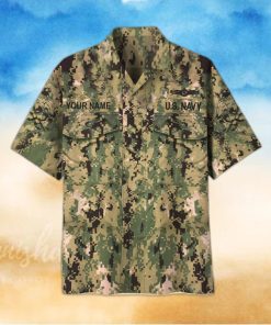 Navy 2 Custom Name US Veteran Hawaii Shirt Gift For Men And Women