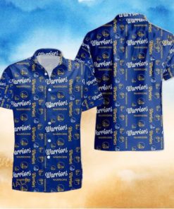 Navy Golden State Warriors Funny Hawaiian Shirt