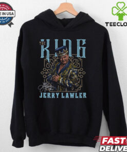 Navy Jerry Lawler Long Sleeve T Shirt