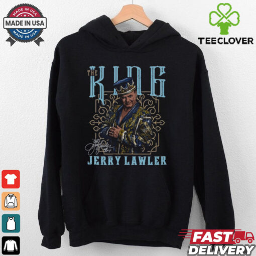 Navy Jerry Lawler Long Sleeve T Shirt