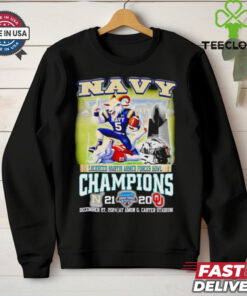Navy Lockheed Martin Armed Forces Bowl Champions score mascot shirt