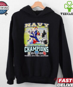 Navy Lockheed Martin Armed Forces Bowl Champions score mascot shirt