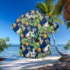 Navy Midshipmen Floral Hawaiian Shirt