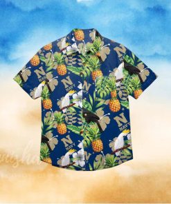 Navy Midshipmen Floral Hawaiian Shirt