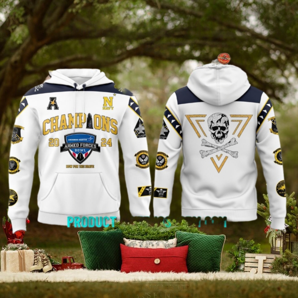 Navy Midshipmen Lockheed Martin Armed Forces Bowl Champions Hoodie Navy Midshipmen Lockheed Martin Armed Forces Bowl Champions Hoodie