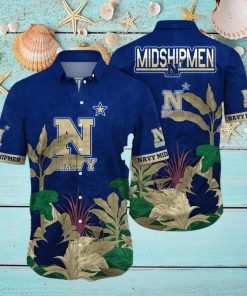 Navy Midshipmen NCAA Hawaiian Shirt Pool Days Aloha Shirt