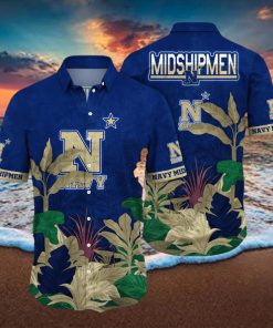 Navy Midshipmen NCAA Hawaiian Shirt Pool Days Aloha Shirt