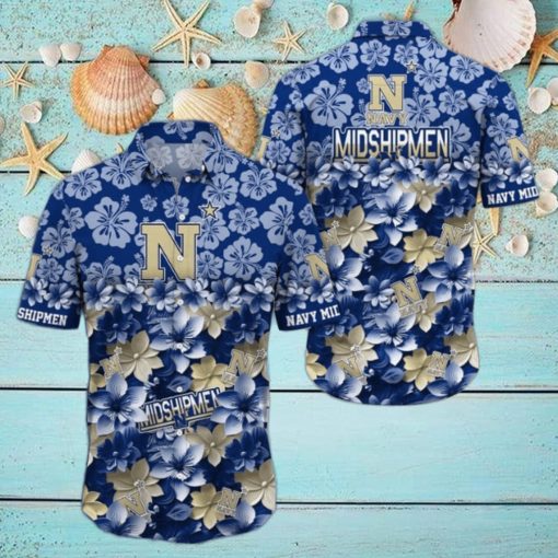 Navy Midshipmen NCAA3 Hawaiian Shirt Trending Summer