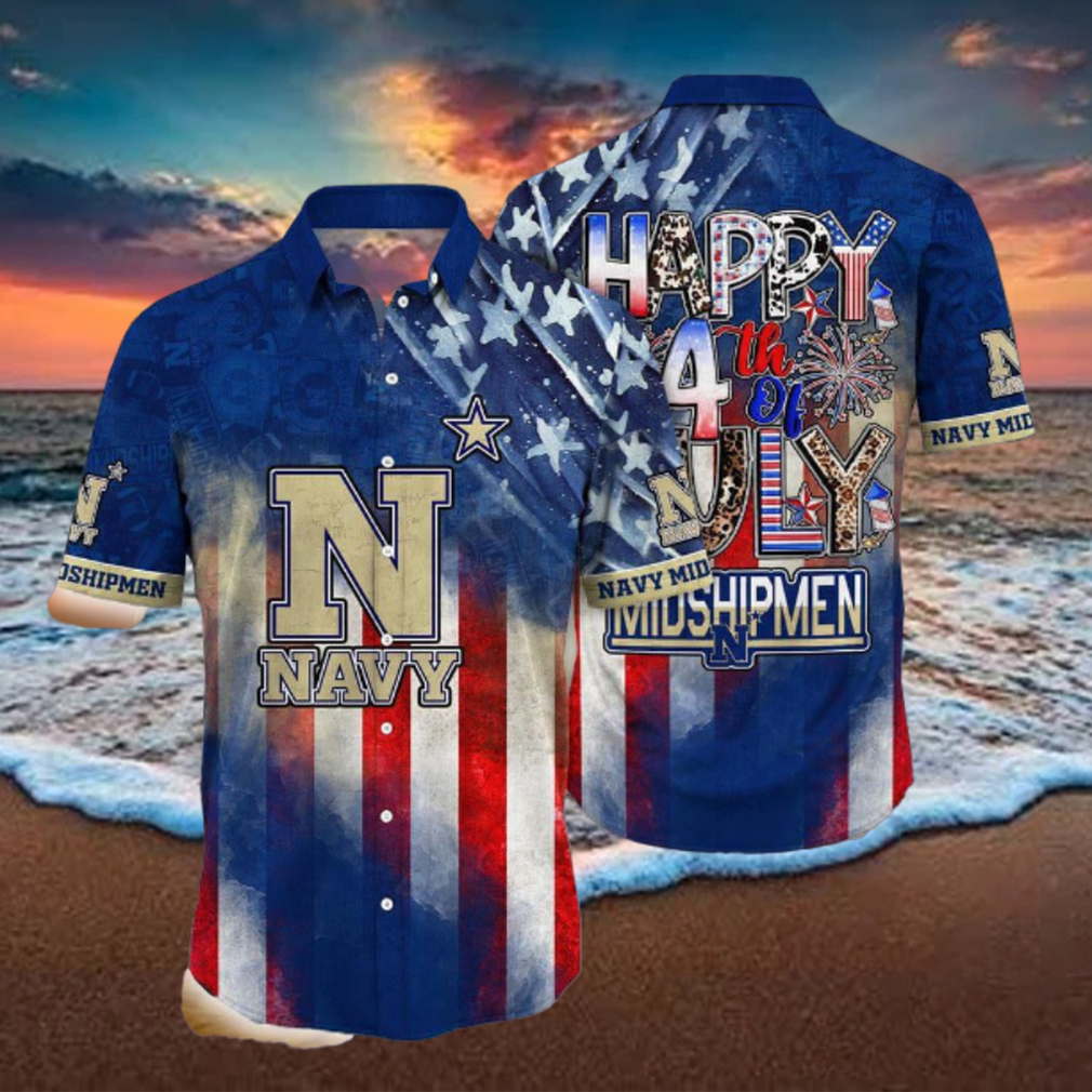 Navy Midshipmen NCAA3 Independence Day Holidays Hawaiian Shirt For Men Women Gift Navy Midshipmen NCAA3 Independence Day Holidays Hawaiian Shirt For Men Women Gift