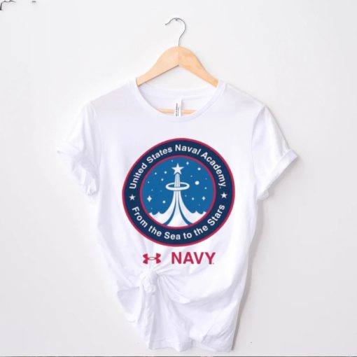 Navy Midshipmen Under Armour 2022 Special Games Logo NASA Shirt