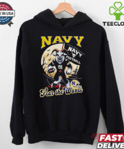 Navy Midshipmen fear the waves Halloween hoodie, sweater, longsleeve, shirt v-neck, t-shirt