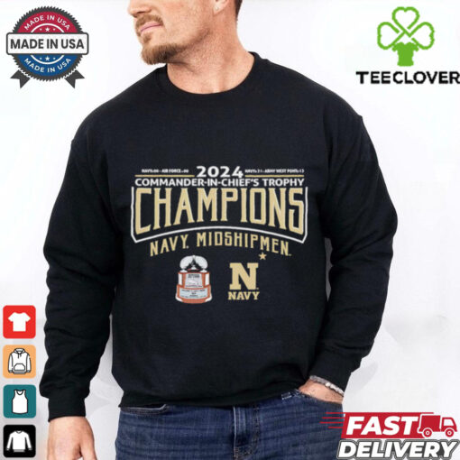 Navy Navy Midshipmen 2024 Commander In Chief’s Trophy Champions shirt