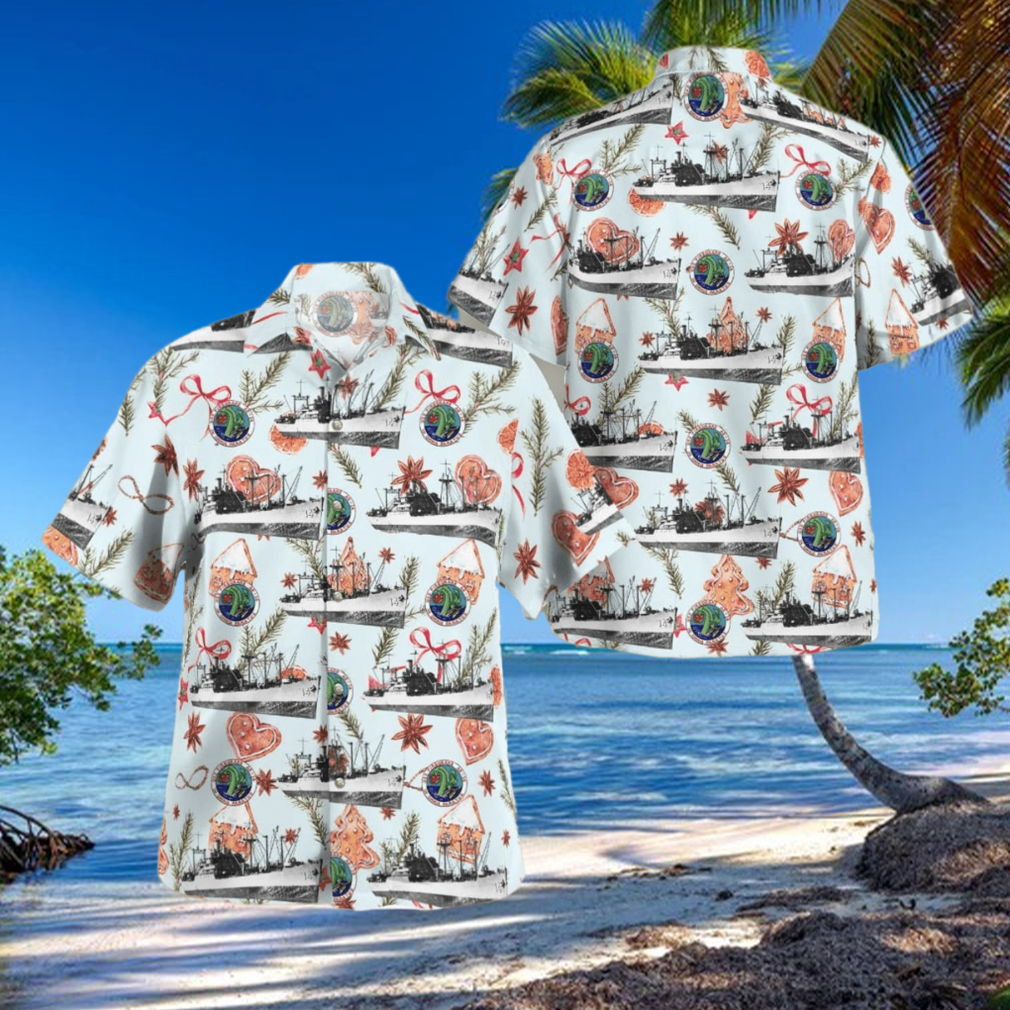 Navy USS Firedrake Christmas Seamless Button Up Hawaiian Shirt Beach Gift Navy USS Firedrake Christmas Seamless Button Up Hawaiian Shirt Beach Gift