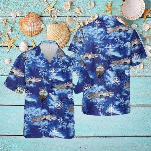 Navy USS Freedom (LCS 1) Hawaiian Shirt