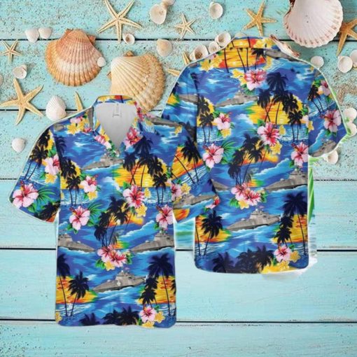 Navy USS Independence (LCS 2) Hawaiian Shirt US Navy Aloha Shirt