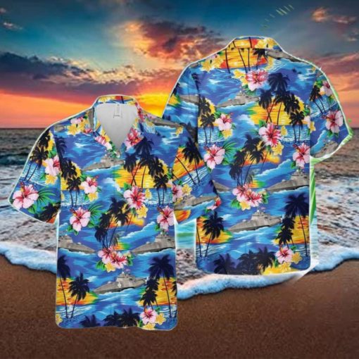 Navy USS Independence (LCS 2) Hawaiian Shirt US Navy Aloha Shirt