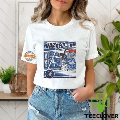Naz Reid Minnesota Timberwolves Dual Comic Basketball shirt