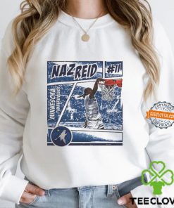 Naz Reid Minnesota Timberwolves Dual Comic Basketball shirt