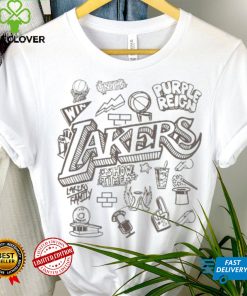 Nba Doodle Ss Tee Lakers Shirt