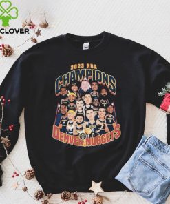 Nba Final Champions Denver Nuggets Team Cartoon 2023 Shirt