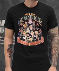 Nba Final Champions Denver Nuggets Team Cartoon 2023 Shirt