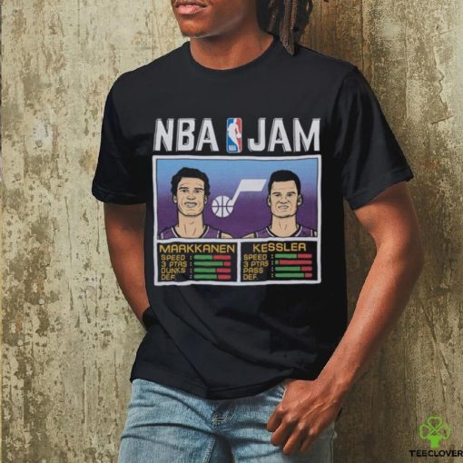 Nba jam jazz markkanen and kessler hoodie, sweater, longsleeve, shirt v-neck, t-shirt