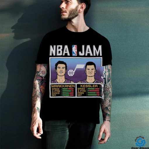 Nba jam jazz markkanen and kessler hoodie, sweater, longsleeve, shirt v-neck, t-shirt