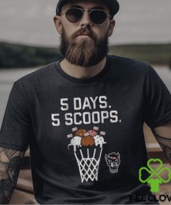 Nc State Basketball 5 Days 5 Scoops Shirt