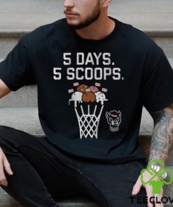 Nc State Basketball 5 Days 5 Scoops Shirt
