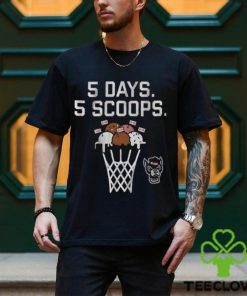 Nc State Basketball 5 Days 5 Scoops Shirt