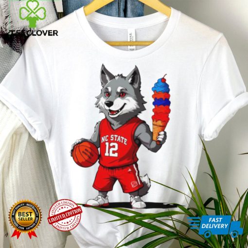 Nc State Wolfpack 5 win 5 days howling cow ice cream mascot hoodie, sweater, longsleeve, shirt v-neck, t-shirt