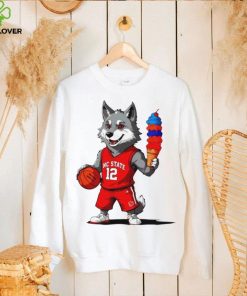 Nc State Wolfpack 5 win 5 days howling cow ice cream mascot hoodie, sweater, longsleeve, shirt v-neck, t-shirt