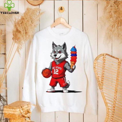 Nc State Wolfpack 5 win 5 days howling cow ice cream mascot hoodie, sweater, longsleeve, shirt v-neck, t-shirt