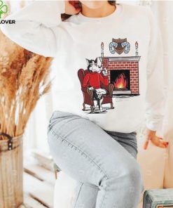 Nc State Wolfpacks Fireplace North Carolina Tar Heels Shirt