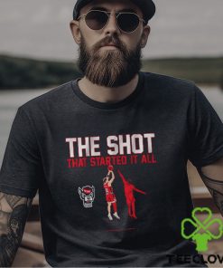 Nc state basketball michael o'connell the shot that started it all shirt