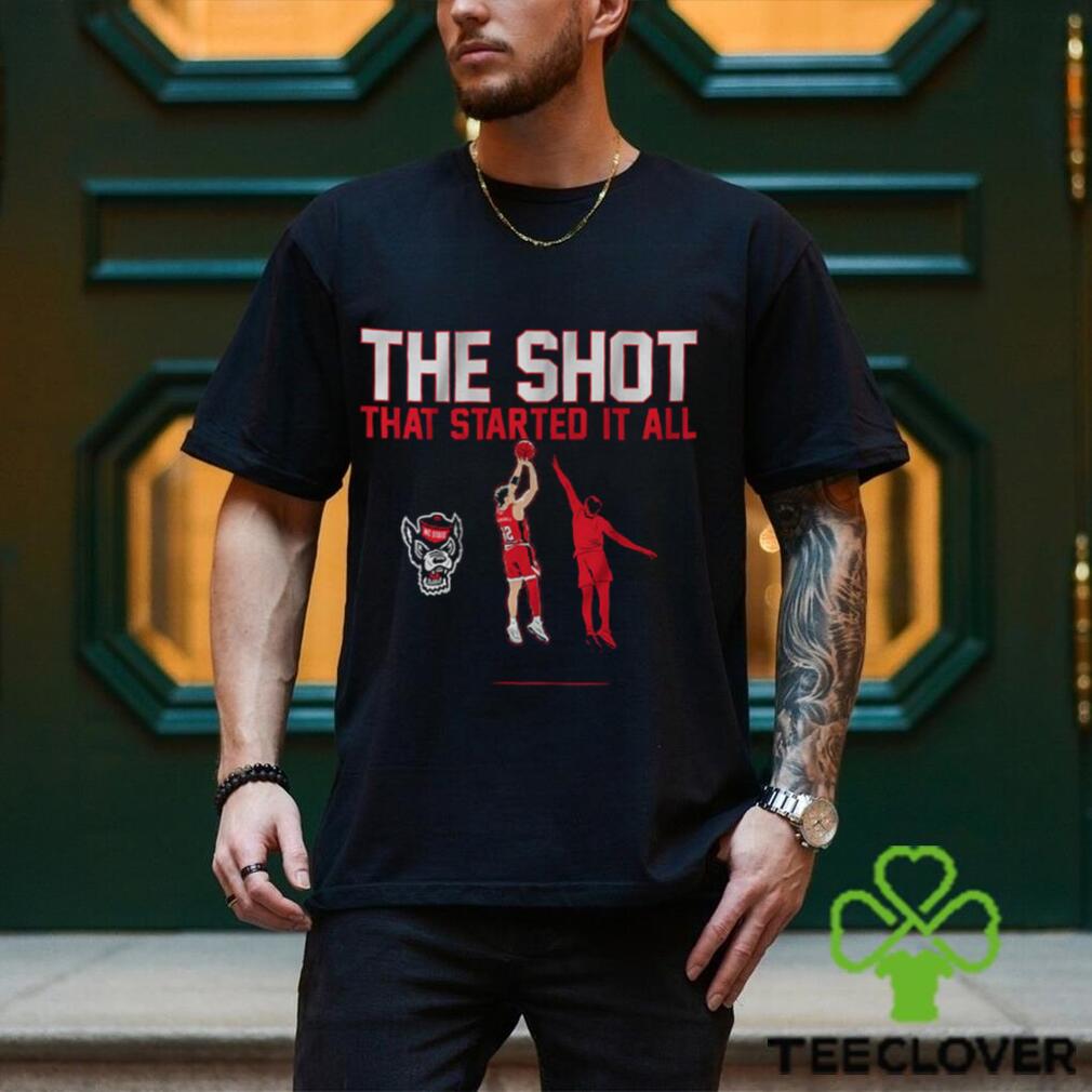 Nc state basketball michael o’connell the shot that started it all shirt Nc state basketball michael o’connell the shot that started it all shirt