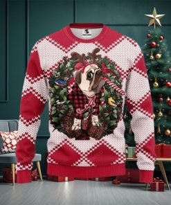Ncaa Alabama Crimson Tide Pug Dog Ugly Christmas Sweater, All Over Print Sweatshirt, Ugly Sweater, Christmas Sweaters, Hoodie, Sweater