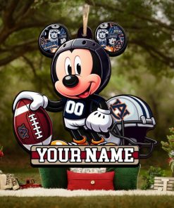 Ncaa Auburn Tigers Mickey Mouse Ornament Personalized Your Name