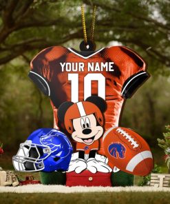 Ncaa Boise State Broncos Mickey Mouse Christmas Ornament Custom Your Name And Number