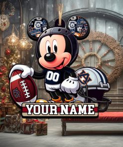 Ncaa Boise State Broncos Mickey Mouse Ornament Personalized Your Name