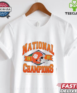 Ncaa Clemson Tigers champions 1981 shirt