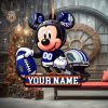 Ncaa Michigan Wolverines Mickey Mouse Ornament Personalized Your Name