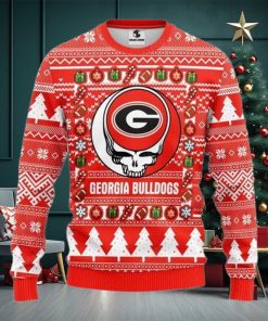 Ncaa Georgia Bulldogs Grateful Dead Ugly Christmas Sweater, All Over Print Sweatshirt, Ugly Sweater, Christmas Sweaters, Hoodie, Sweate