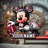 Ncaa Georgia Bulldogs Mickey Mouse Ornament Personalized Your Name