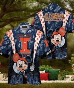 Ncaa Illinois Fighting Illini Mickey Mouse Trendy Hawaiian Shirt Aloha Shirt 1 Ncaa Illinois Fighting Illini Mickey Mouse Trendy Hawaiian Shirt Aloha Shirt