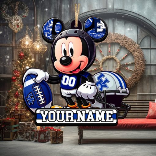 Ncaa Kentucky Wildcats Mickey Mouse Ornament Personalized Your Name