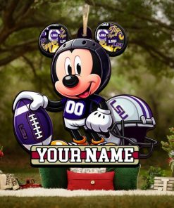Ncaa Lsu Tigers Mickey Mouse Ornament Personalized Your Name