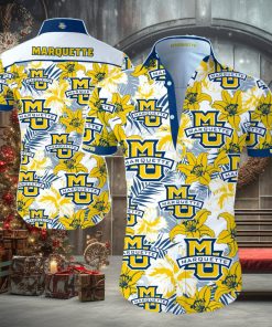 Ncaa Marquette Golden Eagles Special Style Trendy Hawaiian Shirt Aloha Shirt