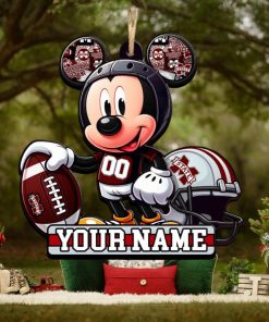 Ncaa Mississippi State Bulldogs Mickey Mouse Ornament Personalized Your Name