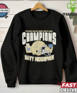 Ncaa Navy Midshipmen Football 2024 Lockheed Martin Armed Forces Bowl Champions shirt